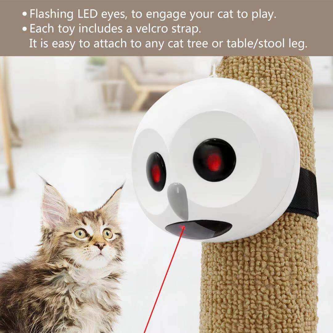 360° Automatic Laser Cat Toy — Keeps Your Cat Moving While You Relax