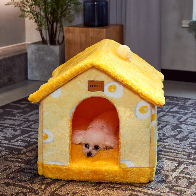 Foldable Indoor Dog House โ A Cosy Den Your Dog Can Call Their Own
