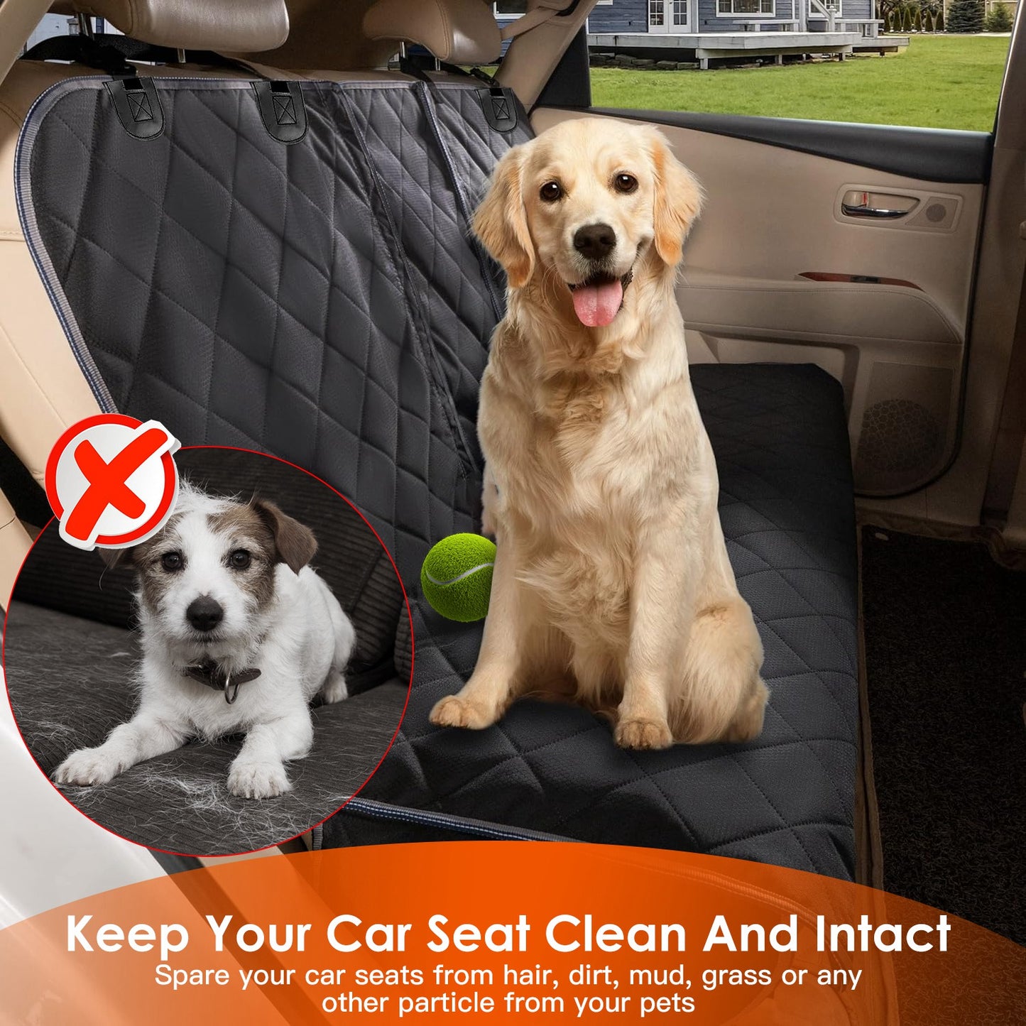 1Pc Dog Car Seat Cover