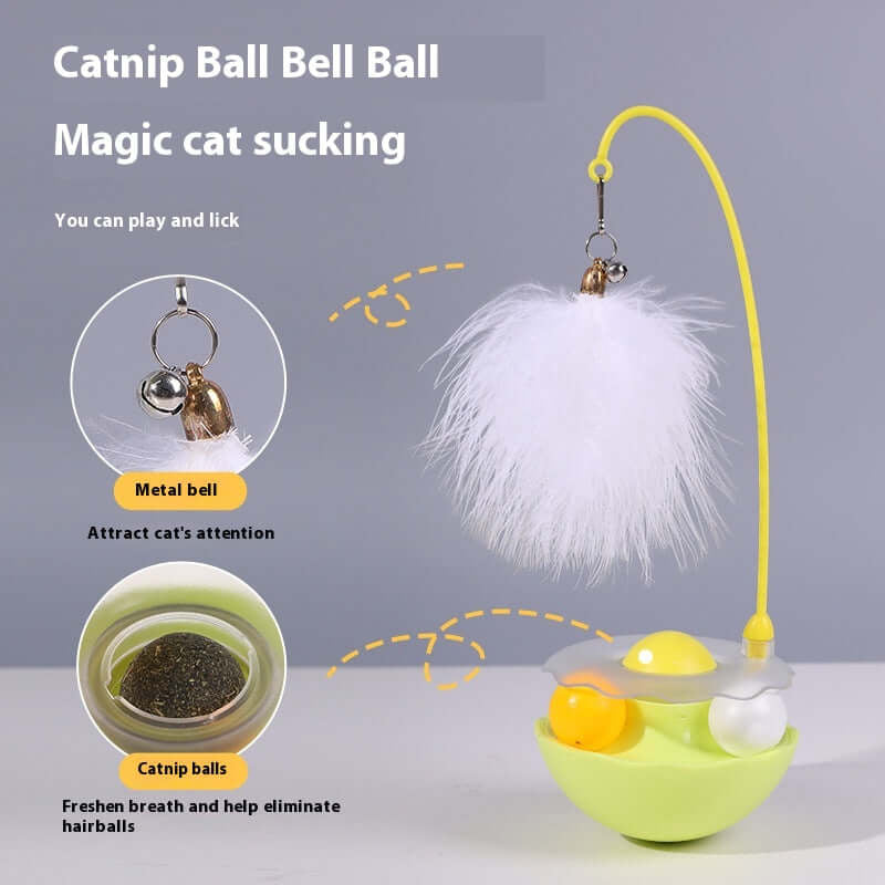 Self-Righting Cat Tumbler Toy - Endless Entertainment For Curious Cats