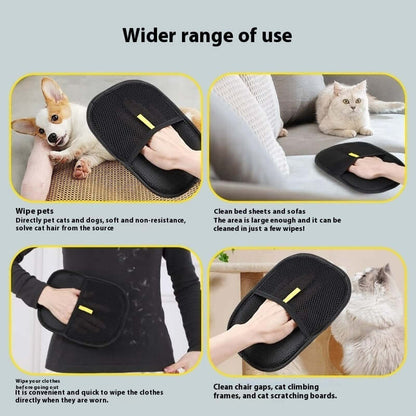 Pet Grooming & Hair Removal Glove — Deshedding, Massaging & Bonding in One