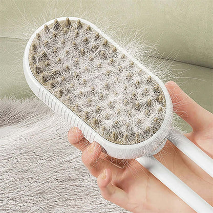 3-in-1 Steam Grooming Brush — Steam, Brush & Clean Your Pet’s Coat in Minutes
