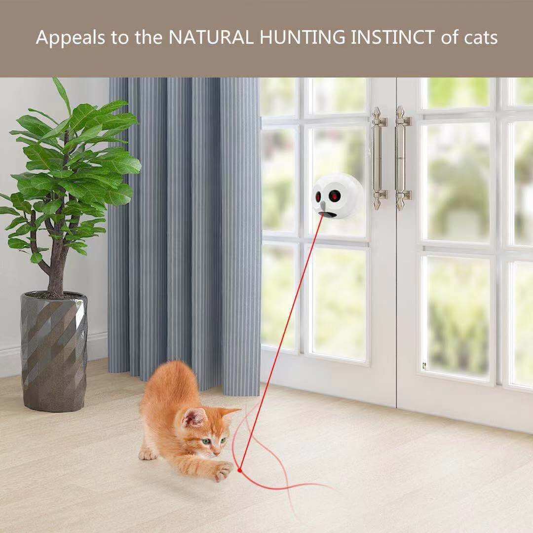 360° Automatic Laser Cat Toy — Keeps Your Cat Moving While You Relax