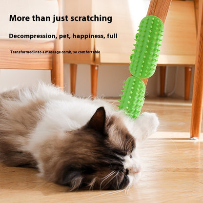 Self Grooming Corner Cat Scratcher Combs Pet Products