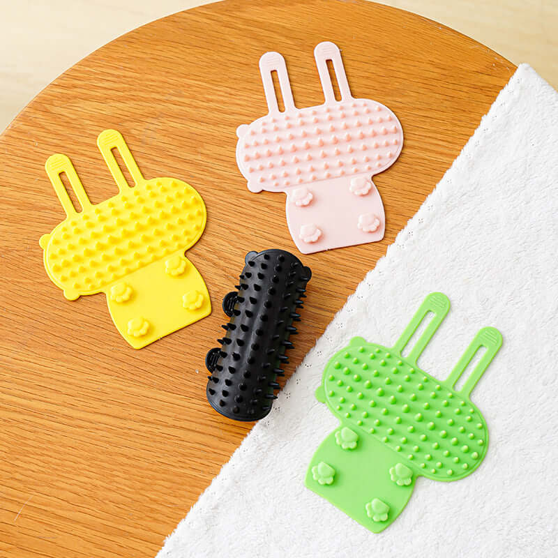 Corner Self-Grooming Cat Scratcher — Your Cat’s Personal Spa, Attached to Any Wall
