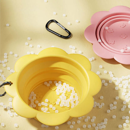 Collapsible Silicone Travel Pet Bowl — Feeding on the Go Has Never Been Easier