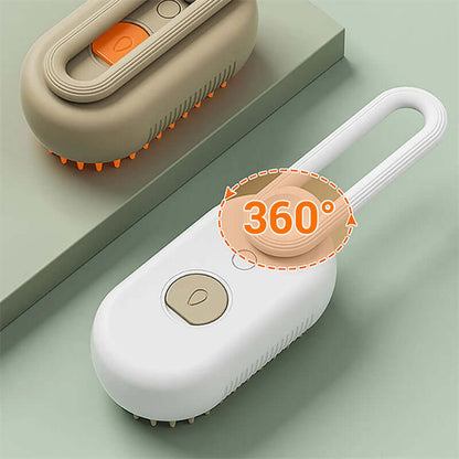 3-in-1 Steam Grooming Brush — Steam, Brush & Clean Your Pet’s Coat in Minutes