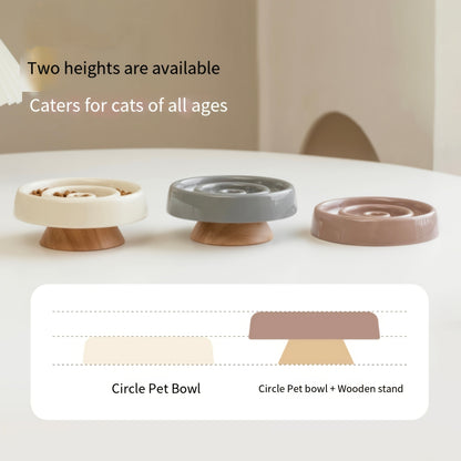 Ceramic Slow Feeder Bowl