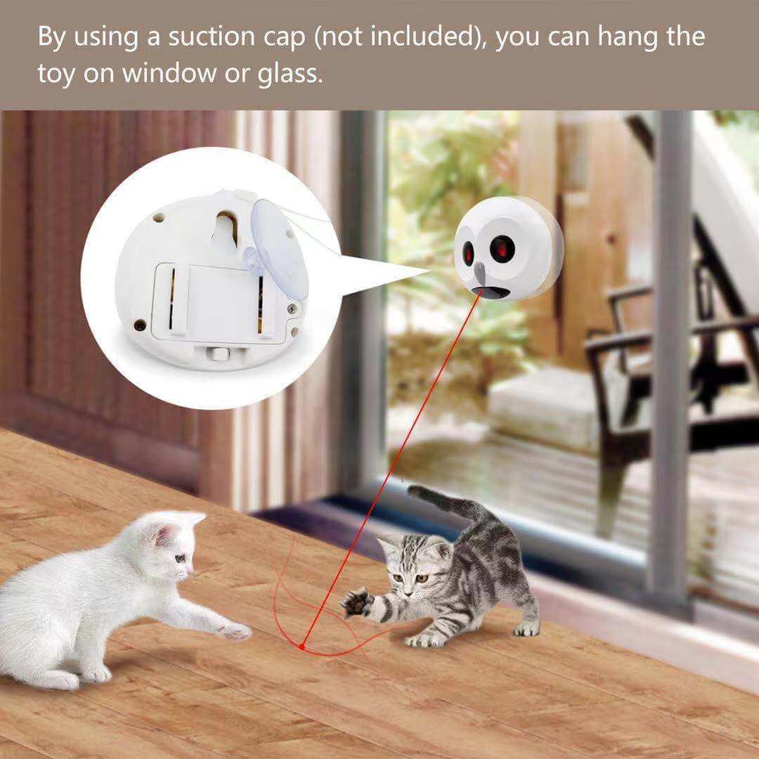 360° Automatic Laser Cat Toy — Keeps Your Cat Moving While You Relax