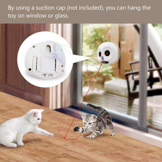 360° Automatic Laser Cat Toy — Keeps Your Cat Moving While You Relax