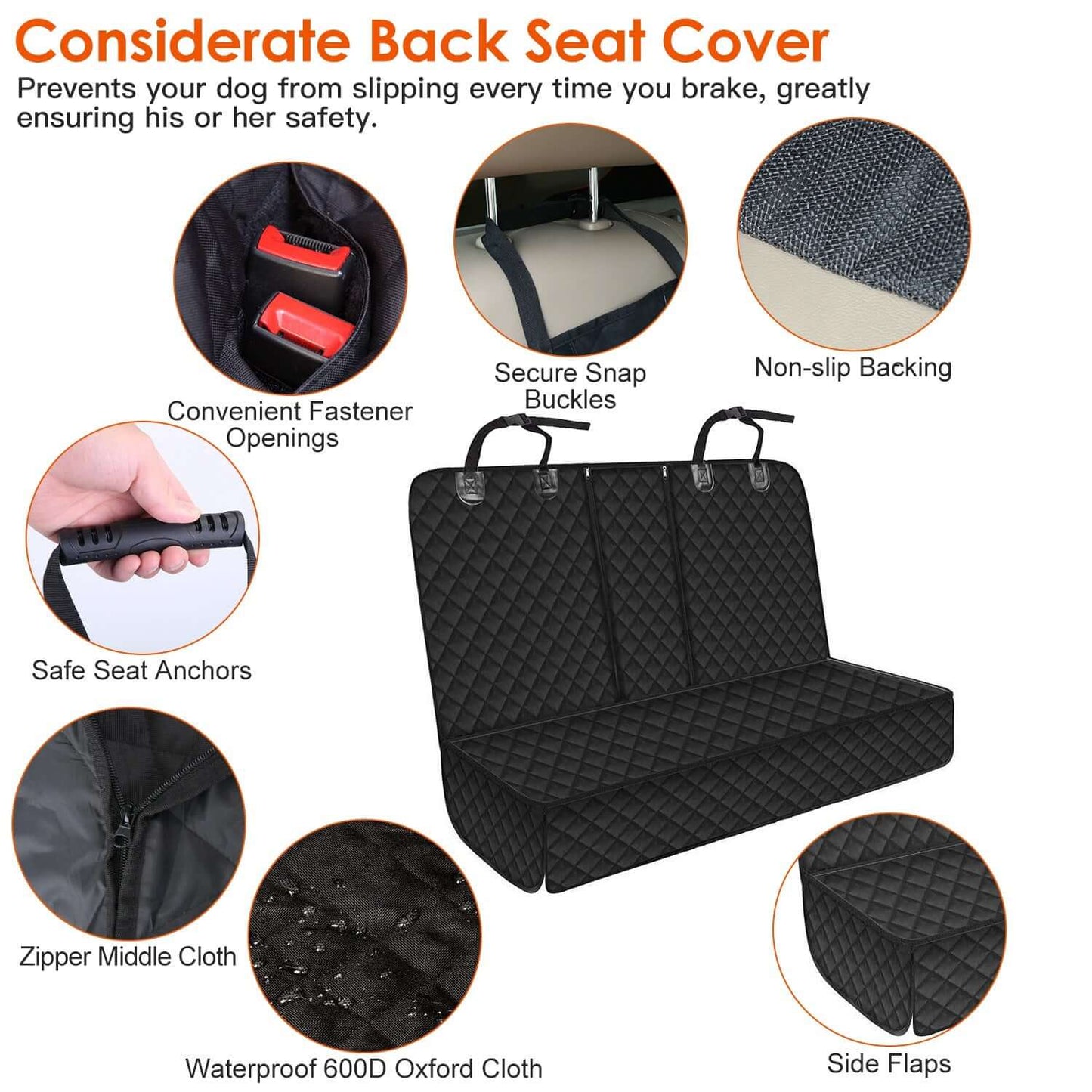 Dog Car Seat Cover — Protect Your Car from Fur, Mud, and Scratch Marks