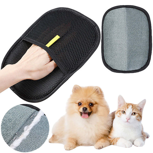 Pet Grooming & Hair Removal Glove — Deshedding, Massaging & Bonding in One