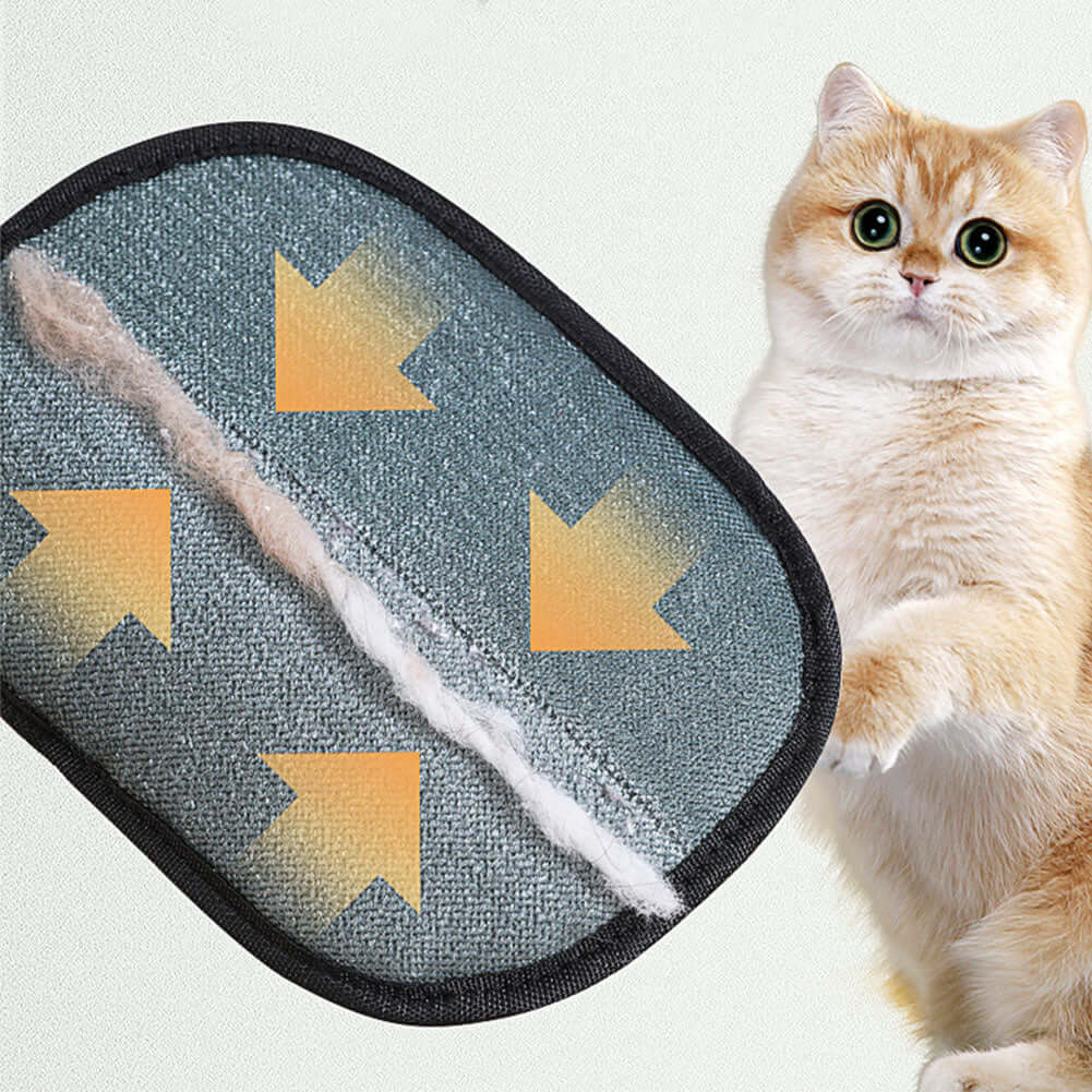 Pet Grooming & Hair Removal Glove — Deshedding, Massaging & Bonding in One