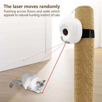 360° Automatic Laser Cat Toy — Keeps Your Cat Moving While You Relax