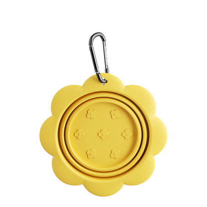 Collapsible Silicone Travel Pet Bowl — Feeding on the Go Has Never Been Easier