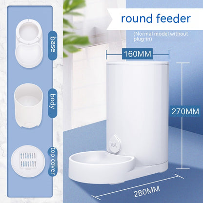 2-in-1 Automatic Pet Water Fountain & Feeder — Fresh Water, Full Bowl, Zero Stress