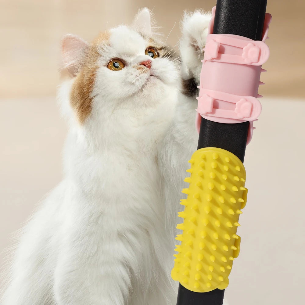 Self Grooming Corner Cat Scratcher Combs Pet Products